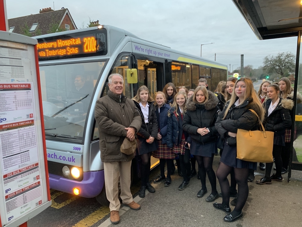 People power wins trial to replace axed Tonbridge school bus